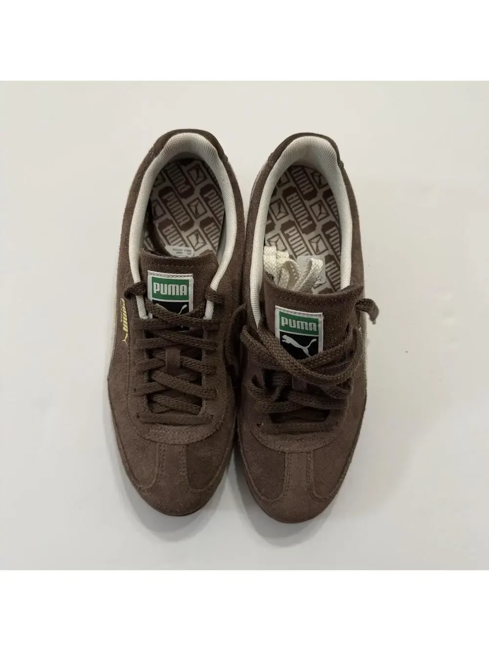 Puma Arizona SD Brown Suede Fashion Sneakers Shoes 402362 04 Men’s Size 9